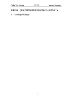 BỨC TRANH TỔNG THỂ VỀ CÔNG TY CƠ ĐIỆN CÔNG TRÌNH 