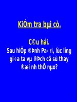 Bài  30:Hoàn thành giải phóng miền nam....
