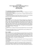 ĐỀ THI MÔN TRÁCH NHIỆM HÌNH SỰ VÀ HÌNH PHẠT (HÌNH SỰ 2) 