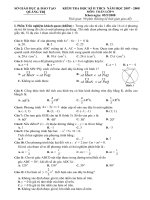 Đề thi học kì 2 ( 07-08) Sở GD&ĐT QTrị