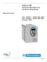 Bộ biến  tần điều khiển tốc độ cho động cơ không đồng bộ 