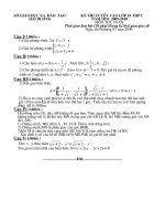 Đề thi vào lớp 10 THPT năm học 2009-2010 của  tỉnh  Hải Dương