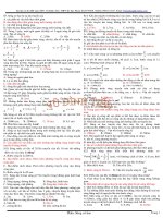 TÀI LIỆU ÔN THI ĐẠI HỌC (HAY ĐẤY CÁC BÁC Ạ)