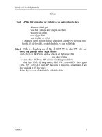 Điều tra tổng hợp các số liệu về GDP VN từ năm 1994 đên nay theo 2 loại giá hiện hành và giá cố định