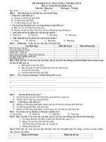 ôn tập môn KHọc kỳ II