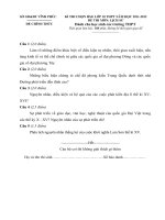 ĐỀ THI CHỌN HỌC SINH GIỎI LỚP 10 NĂM HỌC 2011-2012 MÔN HÓA HỌC  – SỞ GIÁO DỤC VÀ ĐÀO TẠO VĨNH PHÚC 