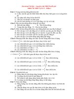 1000 câu hỏi trac nghiem VL ôn thi vào ĐHCĐ Phần 1.doc