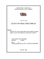 Nghiên cứu công nghệ chế tạo bi nghiền clinker phục vụ sản xuất trong các nhà máy xi măng 