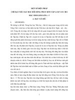 Chỉ đạo bồi dưỡng HSG