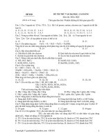 LTDH đẳng cấp đề 010