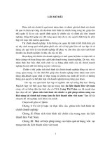 phân tích tình hình tài chính và giải pháp nhằm nâng cao khả năng tài chính tại trung tâm du lịch thanh niên việt nam 