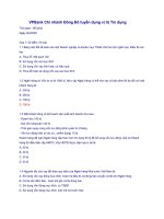 Đề thi tuyển dụng VPBank chi nhánh đông đô 