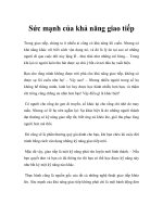 Sức mạnh của khả năng giao tiếp 