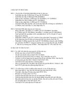 Bài tập về thuế xuất nhập khẩu 