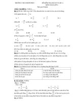 ĐỀ THI HỌC KỲ II 2008-2009