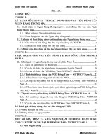 MỘT SỐ GIẢI PHÁP VÀ KIẾN NGHỊ NHẰM MỞ RỘNG HOẠT ĐỘNG CHO VAY TIÊU DÙNG TẠI PGD ĐỒNG TÂM- NHTMCP NAM Á