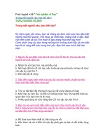 Trắc nghiệm về bạn