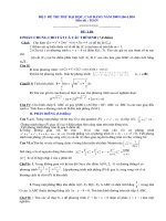 bộ 5 đề thi thử ĐH CĐ (Đ6-Đ10)