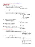 MỘT SỐ CHUYÊN ĐỀ ÔN TN