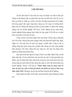 “Hoàn thiện công tác hạch toán kế toán chi phí sản xuất và tính giá thành sản phẩm tại công ty Kim Loại Màu Nghệ Tĩnh” 