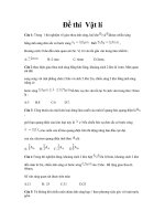 Đề thi vật lí
