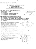 đề thi học sinh giỏi lý