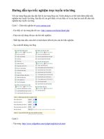 Tạo trắc nghiệm trực tuyến trên Violet