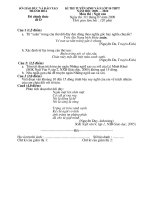 ĐÈ THI VÀO 10 NGỮ VĂN THANH HÓA 2009