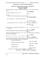 Một số đề thi GTMT Casio hay