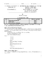 Đề thi chọn học sinh giỏi cấp tỉnh năm học 2012-2013 môn tin học lớp 12 THPT 