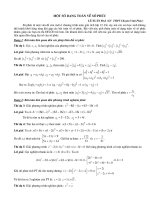 Một số dạng toán về số phức 