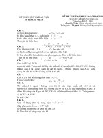 ĐỀ THI TUYỂN SINH VÀO LỚP 10 THPT CHUYÊN LÊ HỒNG PHONG, TP HỒ CHÍ MINH NĂM HỌC 2013-2014 MÔN TOÁN