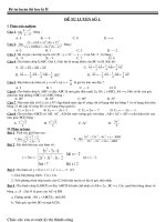 ÔN THI HỌC KÌ II