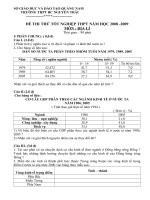 Đề tham khảo thi TN12 ĐL (3)