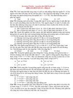 1000 câu hỏi trac nghiem VL ôn thi vào ĐHCĐ Phần 13.doc