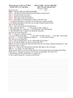 KT HK II GDCD 9 - năm học 2008-2009