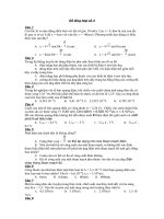 ĐỀ THI THỬ LÝ 12 CB 04