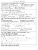 Đề thi thử đại học- hoàn chỉnh