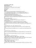 ĐỀ THI THỬ ĐẠI HỌC 2012 MÔN: SINH HỌC ĐỀ THI SỐ 1