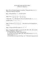 Đề thi học sinh giỏi THCS 2007-2008(VL-QT)