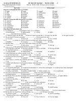 Thi thu tieng Anh - t.6 (5) - NTH