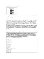 Cập nhật thông tin thời tiết cho WEB