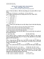 Đề tham khảo ôn thi TNPT môn sinh (4)