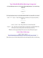 Tạo 1 liên kết đến bất kỳ đâu trong 1 trang web.