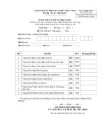tờ khai khấu trừ thuế thu nhập cá nhân 