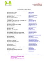 Danh sách Mạng Xã hội