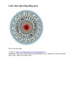 Code chèn mặt trống đồng quay