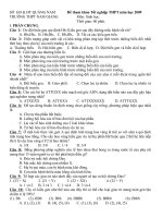 Đề tham khảo ôn thi TN 12 môn sinh (6)