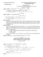 dề + giải toan vào 10 Quang Ngai