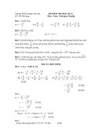 Đề tham khảo thi HKII Toán L6 (2)